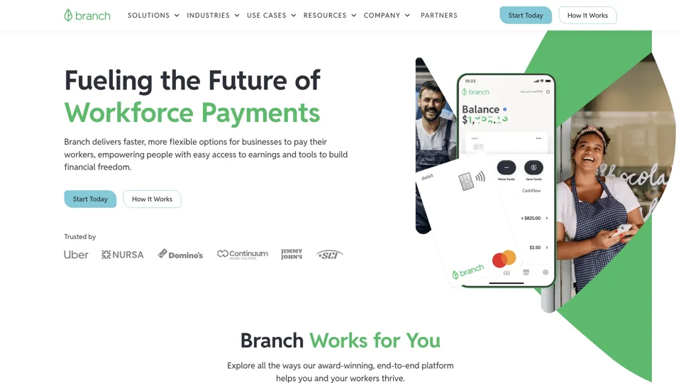 Branch | Fast Payments for Any Workforce