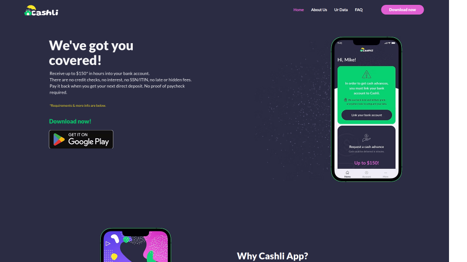 Cashli | The most inclusive Cash Advance App on the market