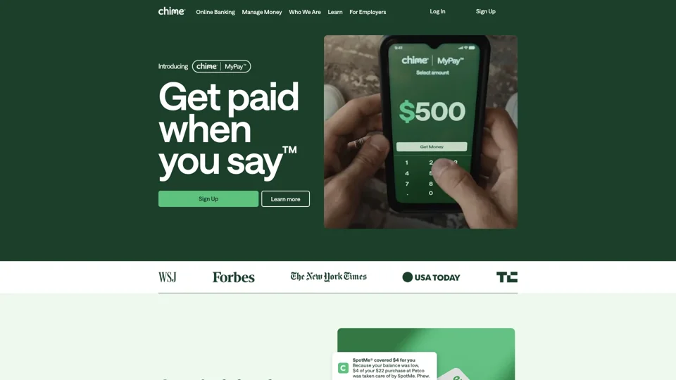 Chime | Banking with No Monthly Fees. Fee-Free Overdraft. Build Credit.